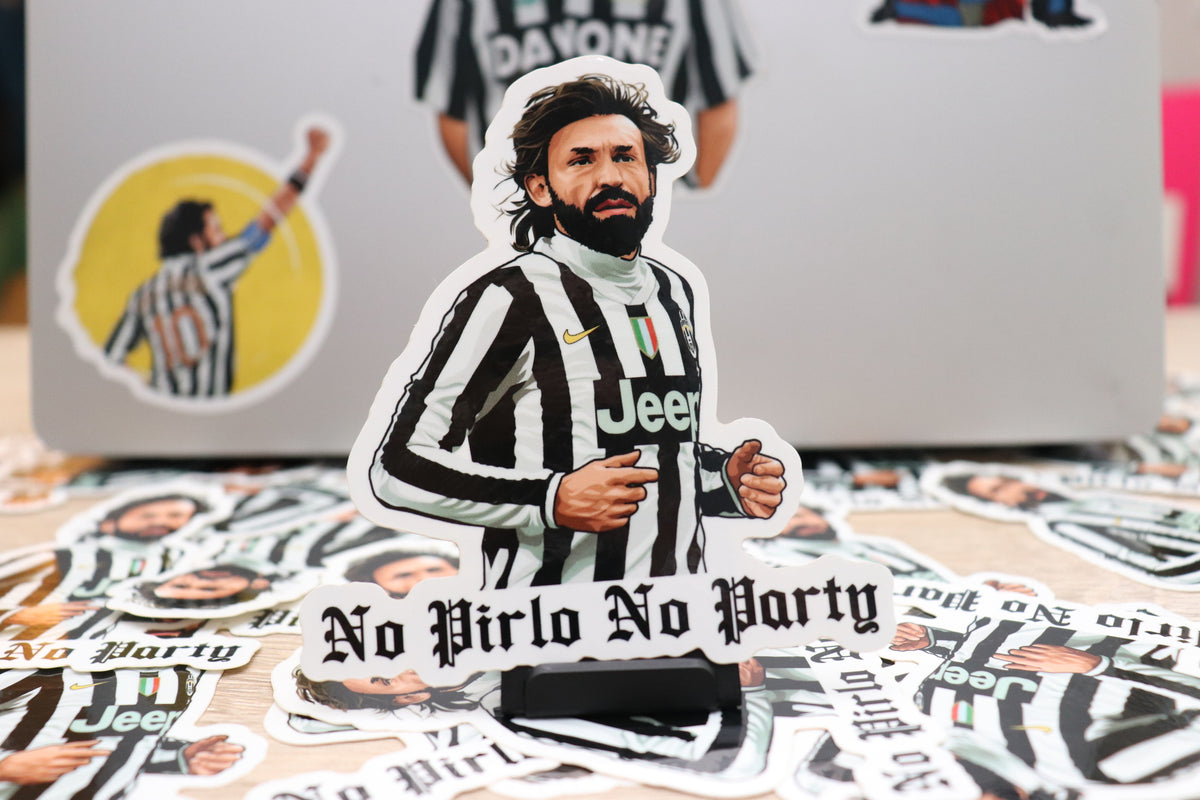 "No Pirlo No Party" Stickers
