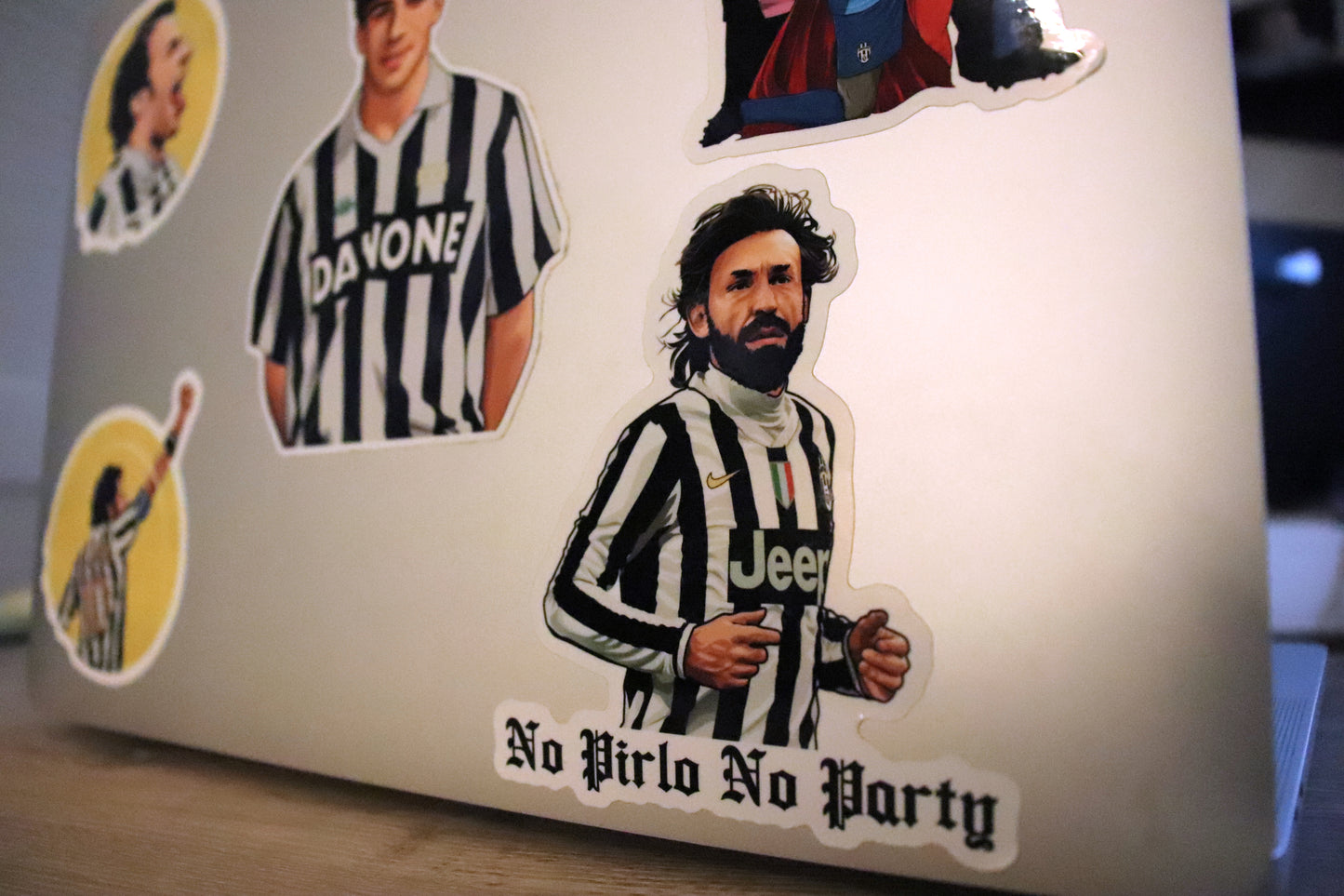 "No Pirlo No Party" Stickers